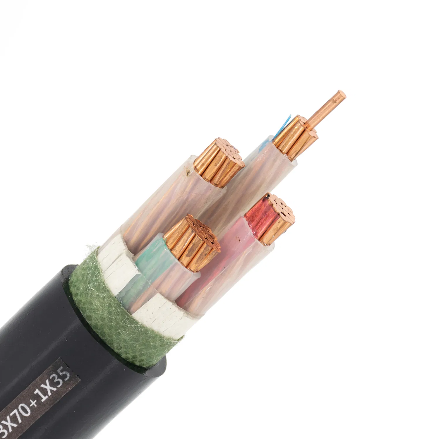 0.6/1kv XLPE Insulated PVC Sheathed Sta Cable Multi Core and Earth Copper Armoured Electric Cable