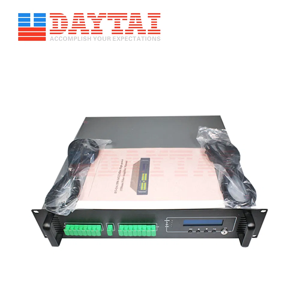 16 Way Output Port 1550nm Fiber Optical Amplifier EDFA