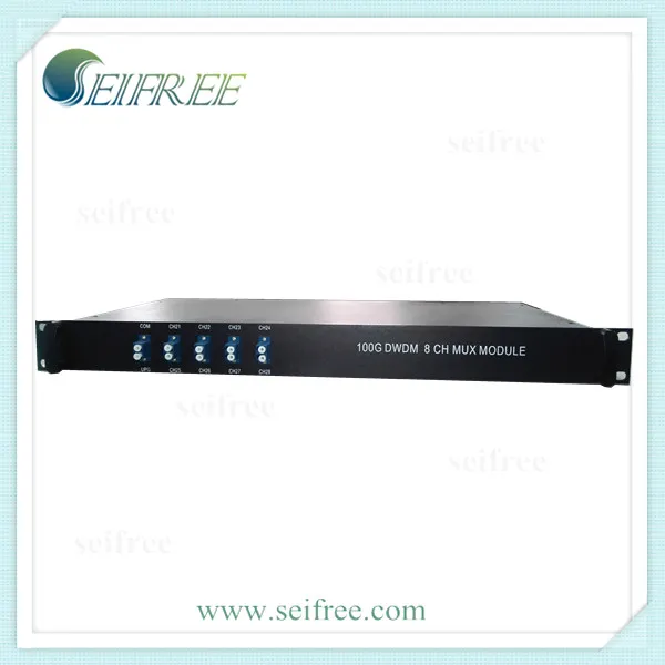 19 Inch Rack 100g 8CH Wavelength Division Multiplxing DWDM