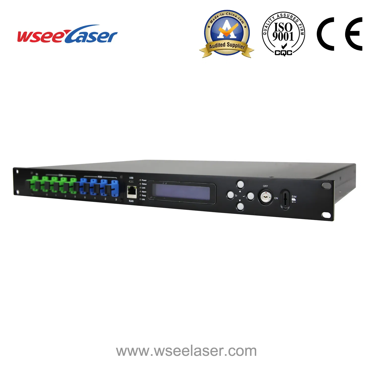 1u Optical Amplifier Gpon EDFA 4 Ports