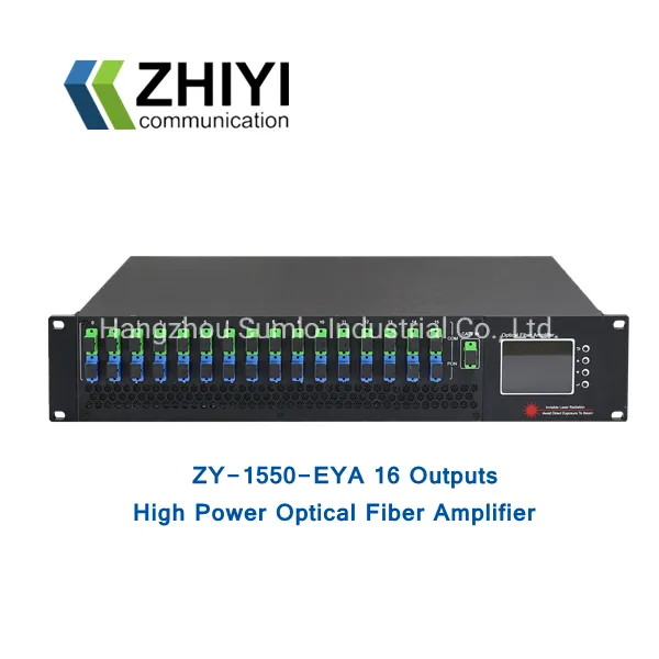 32 Ports 1550nm Er/Yb Co-Doped Optical Amplifier, 30-39dBm, EDFA for CATV, CWDM