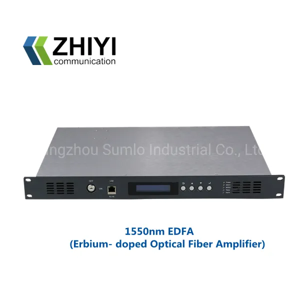 32 Ports 1550nm Er/Yb Co-Doped Optical Amplifier, 30-39dBm, EDFA for CATV, CWDM