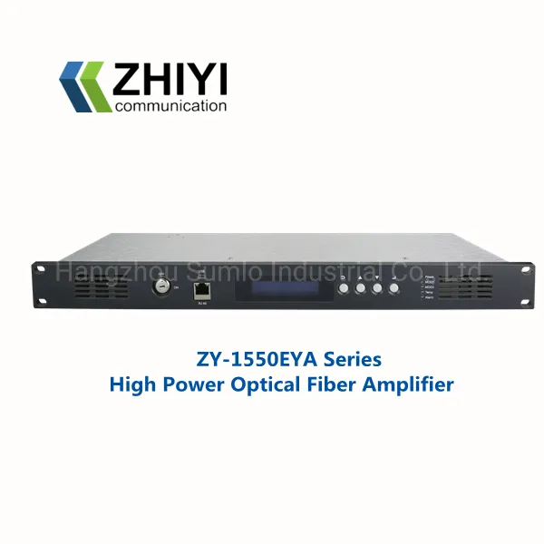 8 Ports with High Power, CATV Optical Amplifier EDFA, Max up to 256 Outputs, Bandwidth 1535~1565nm, Dual Power Supply