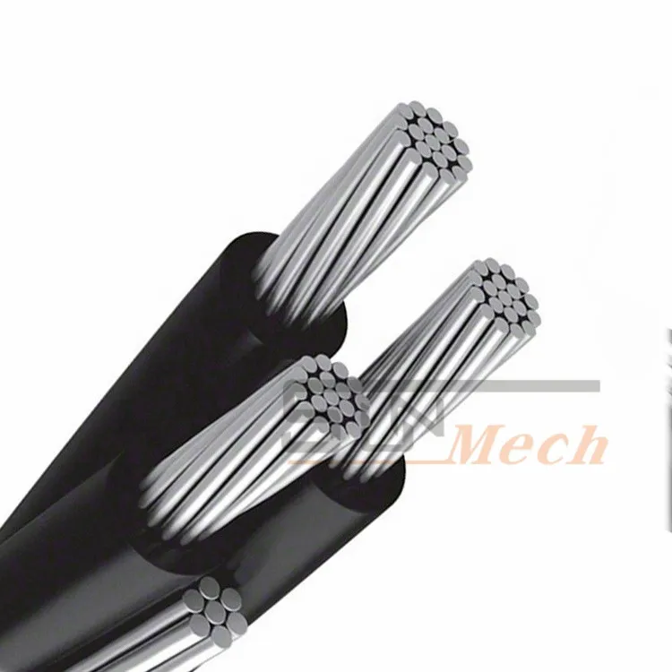 Aluminum Alloy Conductor ABC Cable Steel Reinforced Cable High Quality ABC AAC AAAC Cable with Aerial Electrical Fittings