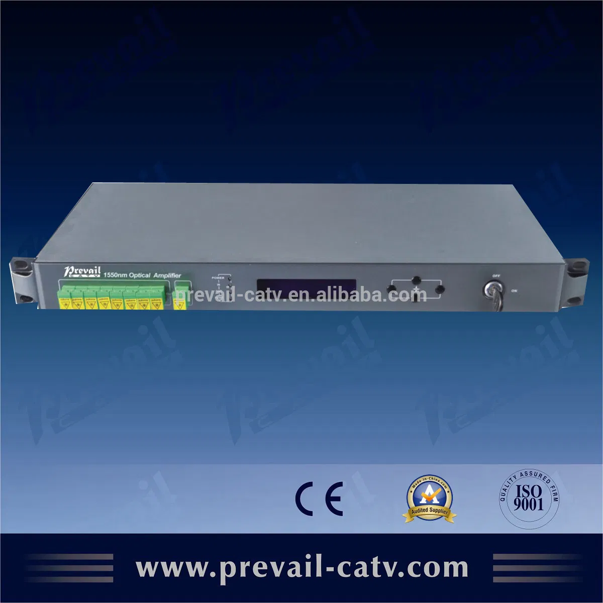 CATV 16 Ways 1550 Optical Amplifier with Dual Power Source