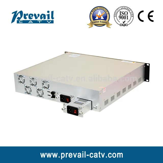 CATV High Power Multi Output Optical Amplifier EDFA with/Wo Pon