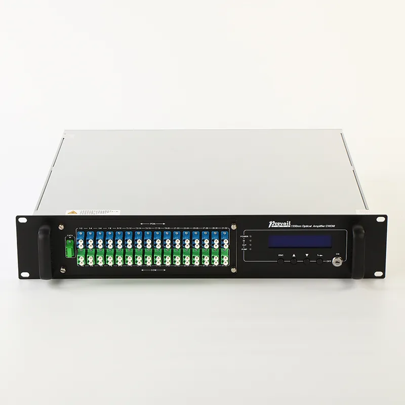 CATV High Power Multi Output Optical Amplifier EDFA with/Wo Pon