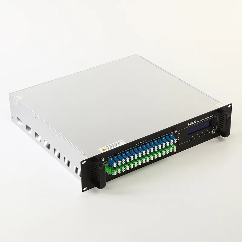 CATV High Power Multi Output Optical Amplifier EDFA with/Wo Pon