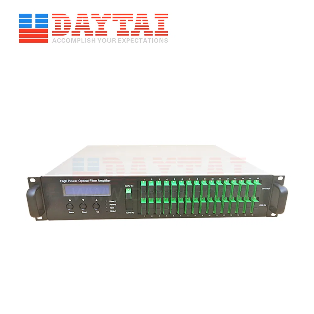 Cheap Price 1550nm 32 Output Port 21 22 23 24dBm EDFA Optical Fiber Amplifier