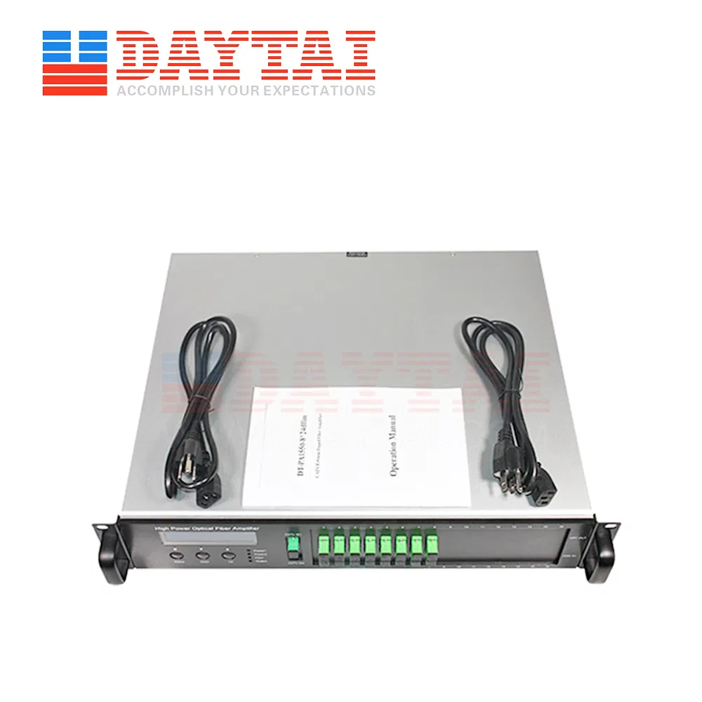 Cheap Price 8 Way 1550nm Optical Fiber Amplifier 28 29 30 31dBm EDFA