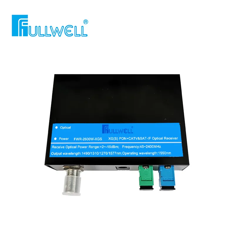 Fullwell 10g 1310/1490&1270/ 1577 &1550nm Xgs-Pon Wdm Satellite Mini Node Converter