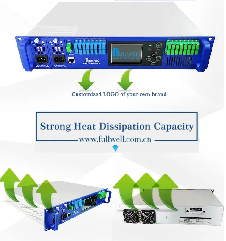 Fullwell 1310/1490&1270/1577&1550nm Xgs-Pon CATV EDFA Combiner in 16 Ports