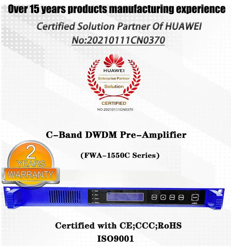 Fullwell Ba La PA DWDM C-Band Pre Amplifier 1528-1565nm