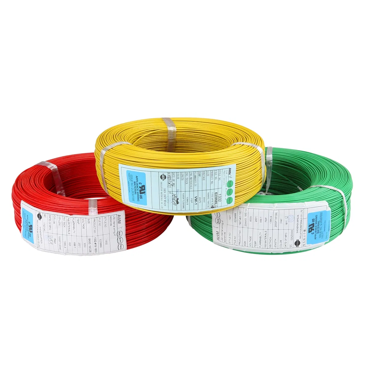 High Volts UL1331 600V 150c FEP Coated Flexible Electrical Copper Wire