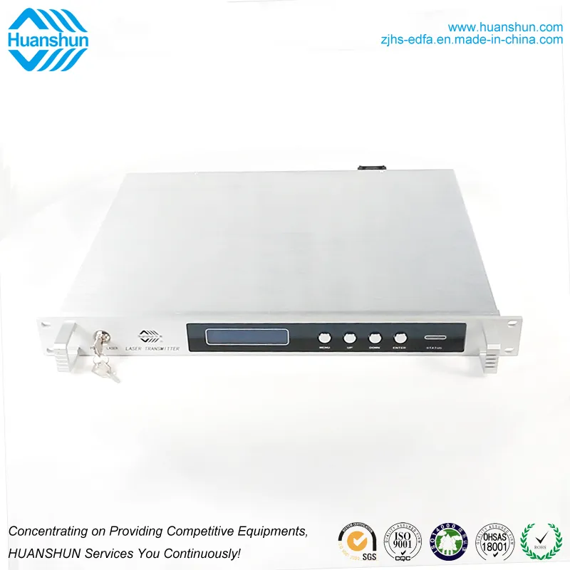 Hot Sales 10dB CATV 1550nm Direct Modulated Optical Transmitter with AGC