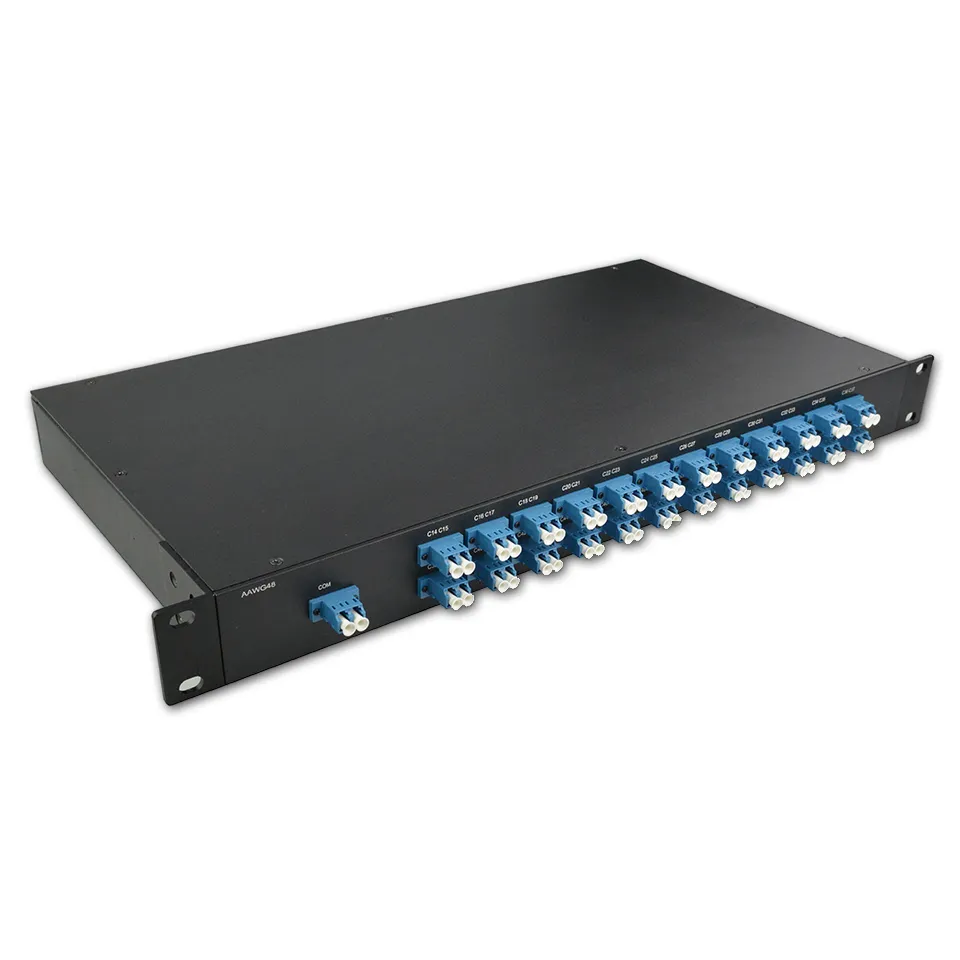 Metal Box 1u Chassis Box Dual 48CH DWDM Mux/Demux (100GHz)