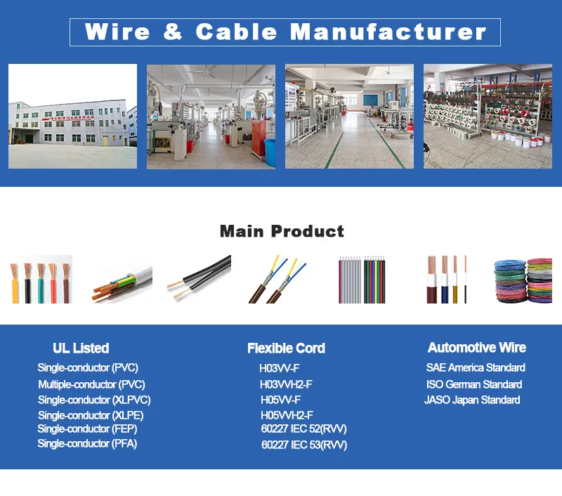 UL1331 FEP Wire Electric Cable for Lighting