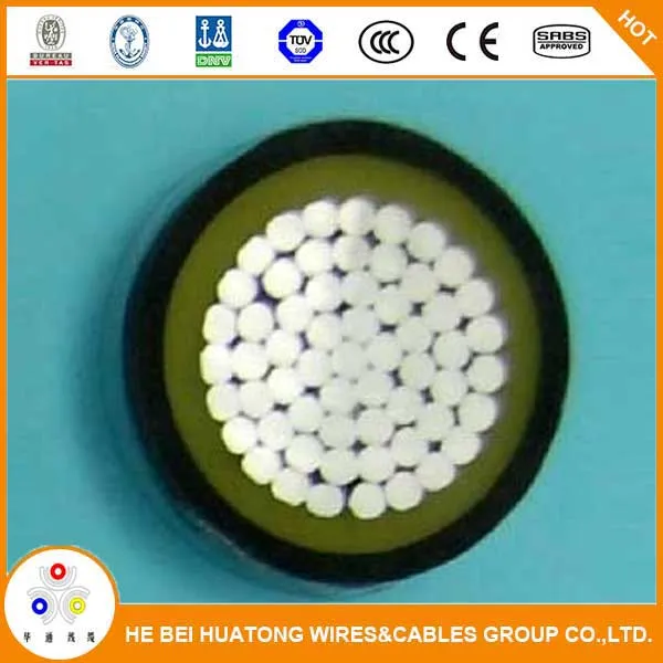 XL Underground Secondary Cable Type Usei-90, 600 V, Aluminum Conductor, XLPE Insulation, PVC Jacket